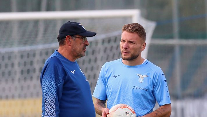 Sarri e Immobile Sarri e Immobile