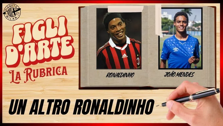 Ronaldinho, ex calciatore del Milan, e João Mendes, talento del Barcellona | News (getty images)