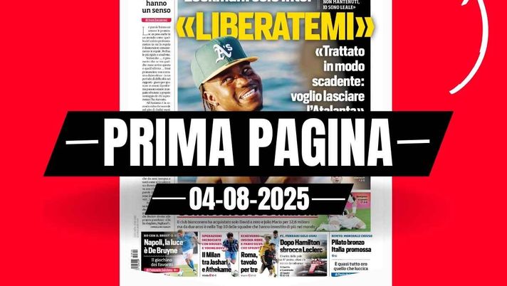 Prima pagina Corriere dello Sport: 'Il Milan tra Jashari e Athekame'
