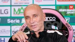 FOTO PALERMO, verso il Como: la conferenza stampa di mister Corini (GALLERY)