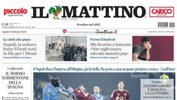 PRIMA PAGINA IL MATTINO OGGI: “Non è successo niente”
