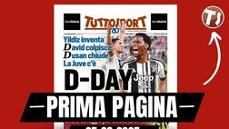 Prima pagina Tuttosport: “David e Vlahovic, la Juventus c’è”