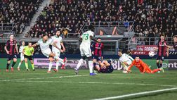 Pellegrini risponde a Bernardeschi: Bologna-Roma è 1-1