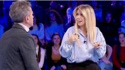 Pupo sciocca lo studio, gelo a Verissimo. Wanda scopre il suo segreto e rimane senza parole