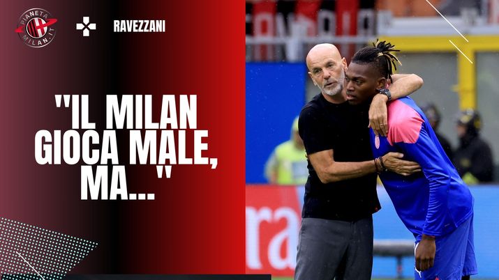 Pioli e Leao AC Milan Verona Serie A 2023-24