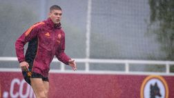 Roma, allenamento terminato a Burton: Dovbyk si ferma per una sessione extra