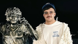 GALLERY Sorpresa per Geolier! Acquistata la statua di Maradona per la sua super villa