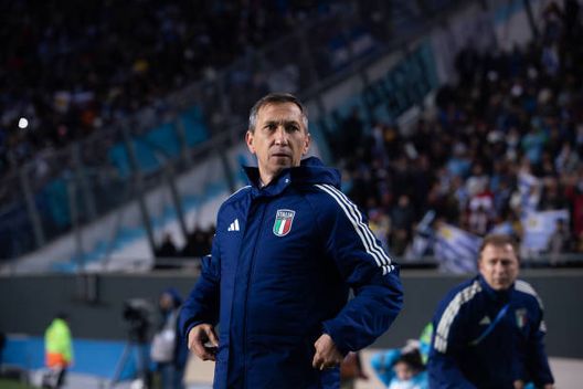 Il ct dell'Italia Under21 Carmine Nunziata. (Photo by Matias Baglietto/NurPhoto via Getty Images) Under21 Slovacchia-Italia, dove vedere il match in tv e in streaming LIVE- immagine 4