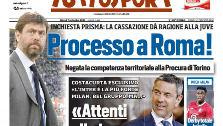 EDICOLA TS – Inter e Milan, derby totale: in ballo anche David. Prisma a Roma - immagine 1