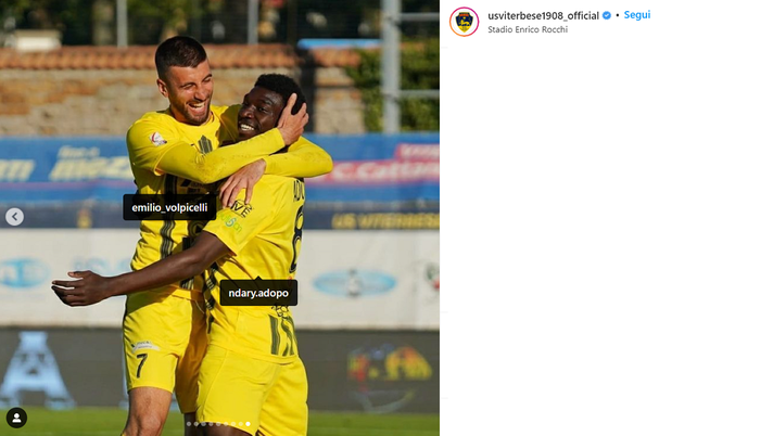 Serie C: Adopo punto fermo della Viterbese, Rauti verso una maglia da titolare - immagine 1