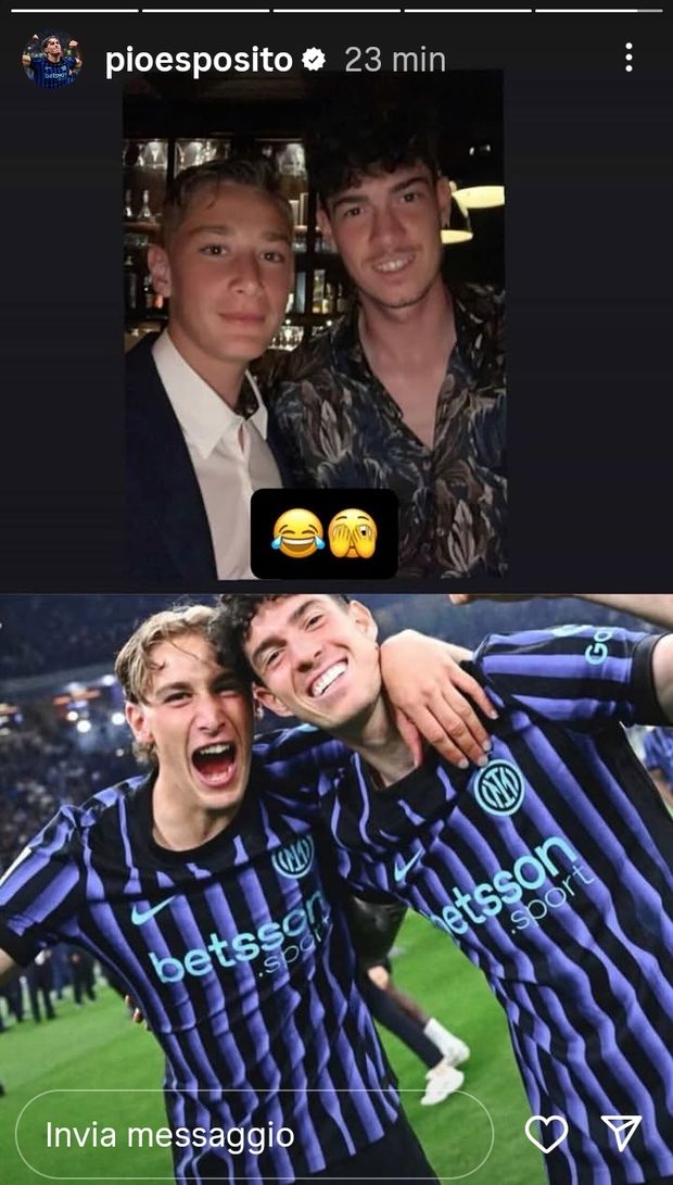 Scudetto, Esposito che ricordi: ripescata una foto dal passato con Bastoni- immagine 2