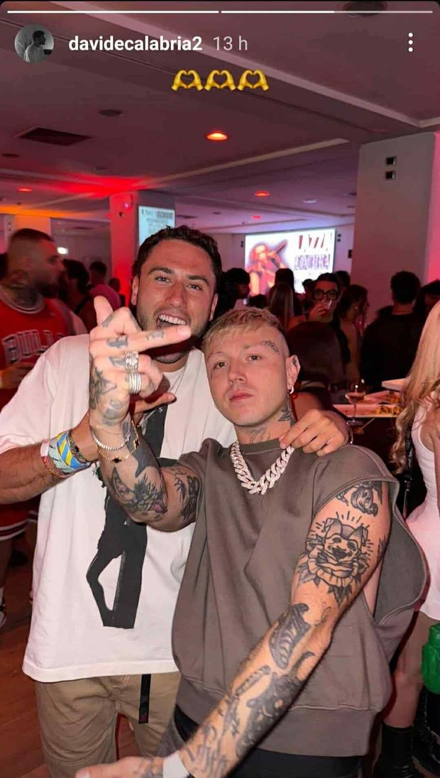 Davide Calabria ritorna a San Siro: le foto al concerto di Lazza- immagine 2