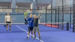 VIDEO / Vieri batte Toni a padel e festeggia