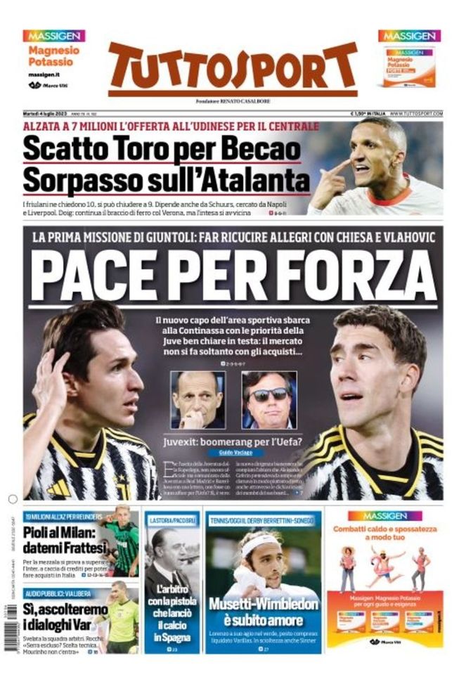 EDICOLA TS – Inter a caccia di crediti per poter fare acquisti in Italia - immagine 1