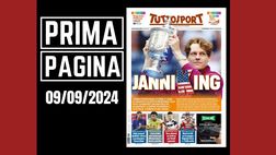 Prima pagina Tuttosport: “Janni King”. Poi anche un po’ di calcio