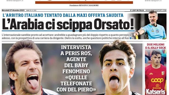 prima pagina tuttosport