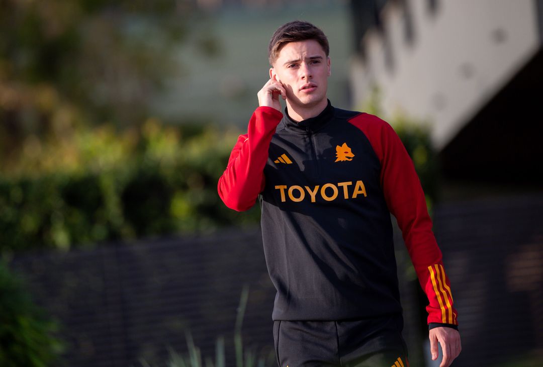 Roma, l’allenamento dopo il successo con il Lecce: nel mirino lo Slavia – FOTOGALLERY - immagine 6