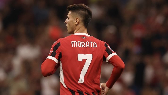 Álvaro Morata (attaccante AC Milan), qui durante Milan-Torino 2-2 (Serie A 2024-2025) | News (Getty Images) Álvaro Morata AC Milan Milan-Torino 2-2 Serie A 2024-2025