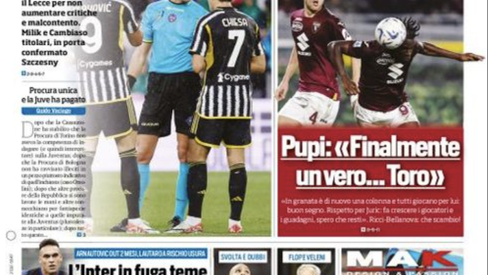 EDICOLA TS – L’Inter in fuga teme solo gli infortuni - immagine 1