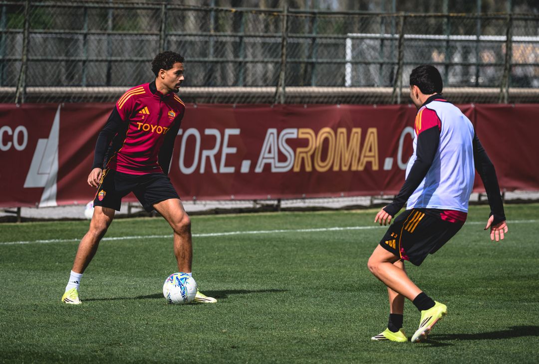 Verso Inter-Roma: l’allenamento dei giallorossi, c’è Soulé – FOTO GALLERY - immagine 23