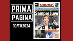 Prima pagina Tuttosport: “Sempre Juve con Weah e Yildiz. Il Toro fa pena”