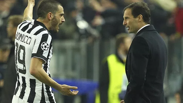 Bonucci Allegri Juventus