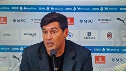 Fonseca in conferenza: “Avute più occasioni del Napoli. Leao? Nessun problema”