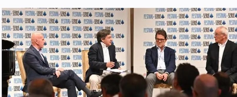 Arrigo Sacchi, Fabio Capello e Claudio Ranieri (Festival della Serie A)