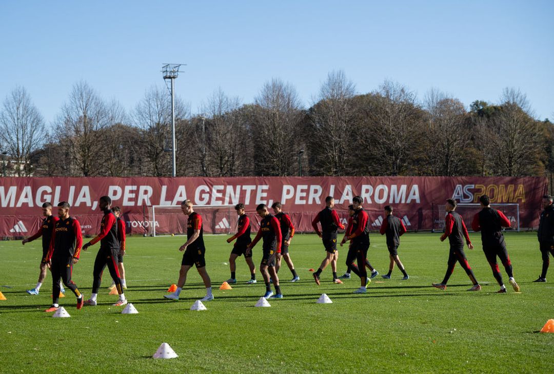 Trigoria, l’allenamento alla vigilia di Bologna-Roma – FOTO GALLERY - immagine 16