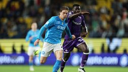 Zerbin trascinatore del Napoli, ma il pressing del Frosinone è costante: lo scenario