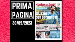 Prima pagina Corriere dello Sport: “Luis Alberto: ‘Lazio per sempre'”