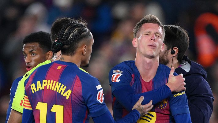 Barcellona, Dani Olmo segna e si fa male alla spalla: finito il suo 2025- immagine 2