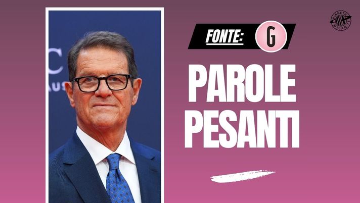 Capello: 'Milan, né gioco né occasioni: nulla, zero. I dirigenti ...'