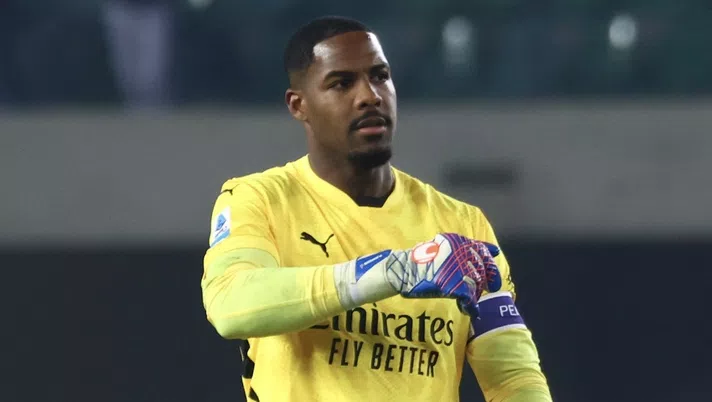 Mike Maignan AC Milan Verona-Milan 0-1 Serie A 2024-2025
