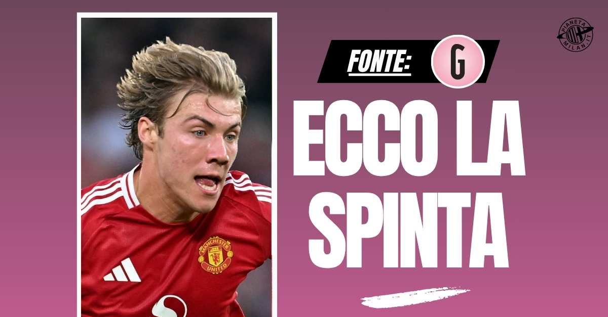 calciomercato milan assist del manchester united per hojlund ora 8230