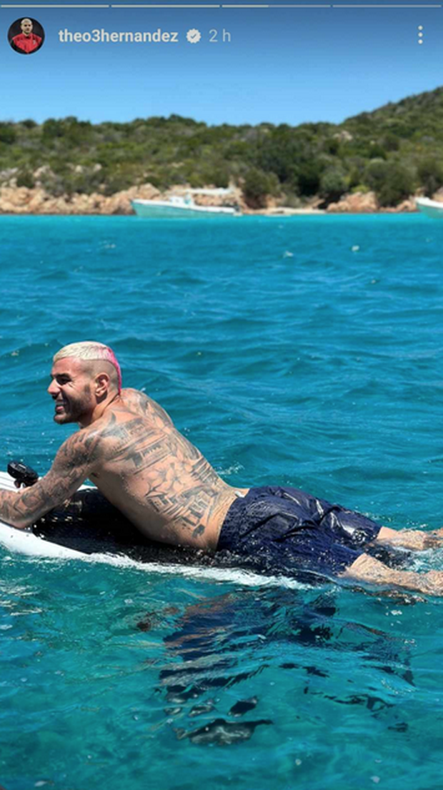 Screen Instagram Theo Hernandez