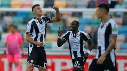 Serie A, l’Udinese batte 2-1 la Lazio e il Milan va ko a Parma 2-1
