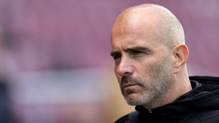 NORTHAMPTON, ENGLAND - JULY 15: Enzo Maresca, the Leicester City manager, looks on during the pre season friendly match between Northampton Town and Leicester City at Sixfields on July 15, 2023 in Northampton, England. (Photo by David Rogers/Getty Images)