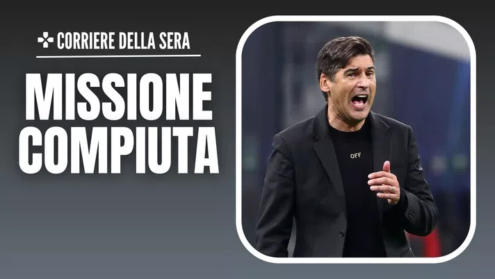 Paulo Fonseca AC Milan Milan-Bruges 3-1 Champions League 2024-2025