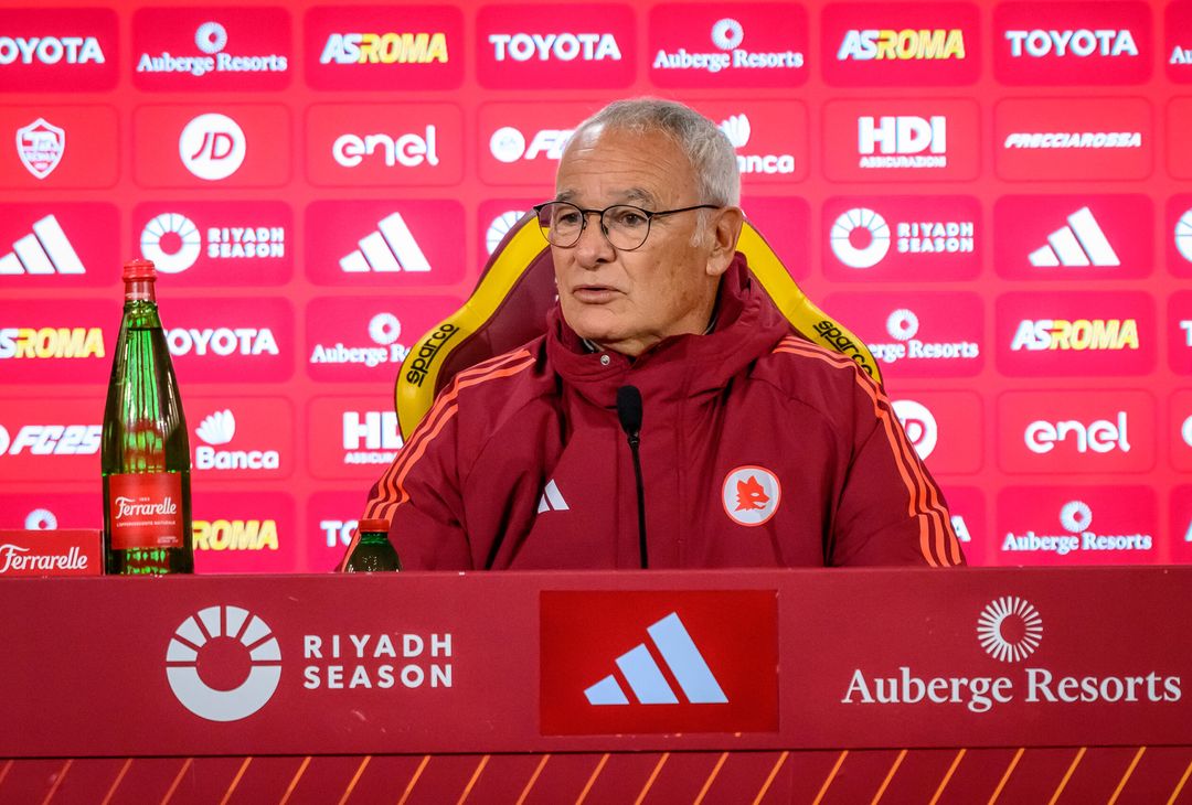 Roma, la conferenza stampa di Ranieri a due giorni dal derby – FOTOGALLERY- immagine 1