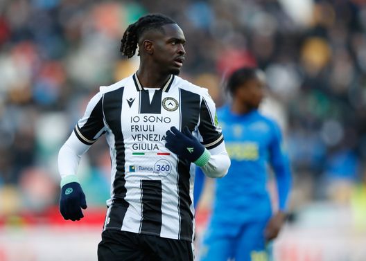 Solet con la maglia dell'Udinese. (Photo by Timothy Rogers/Getty Images) Udinese, top e flop della Serie A 2024/2025: Lucca trascina i bianconeri- immagine 4
