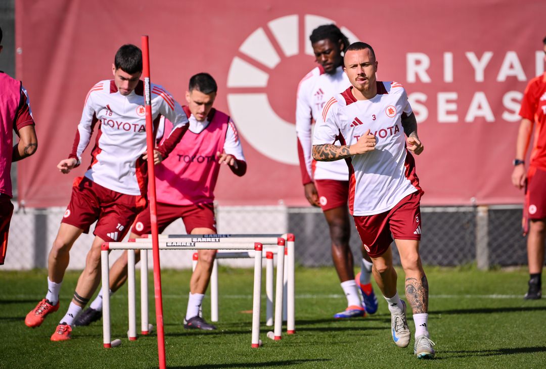 Trigoria, la rifinitura alla vigilia della gara contro l’Union SG – FOTO GALLERY - immagine 23