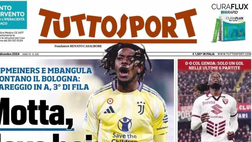 PRIMA PAGINA TUTTOSPORT OGGI: “Motta dove ha i messo la Juve?”