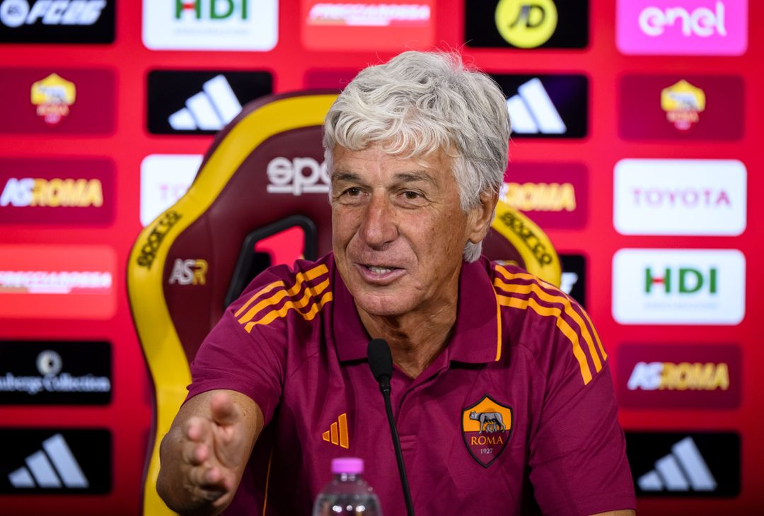 Roma-Bologna, la conferenza stampa di Gian Piero Gasperini – FOTO GALLERY - immagine 6