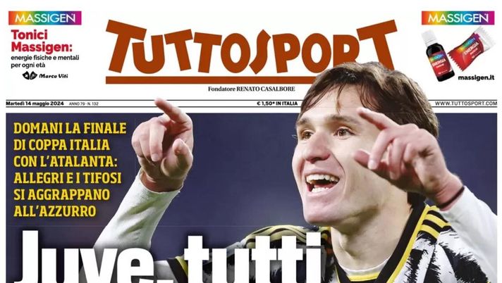 prima pagina tuttosport oggi