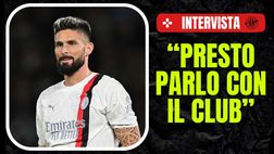 Giroud: “Rinnovo? Mi piacerebbe rimanere e continuare nel Milan”