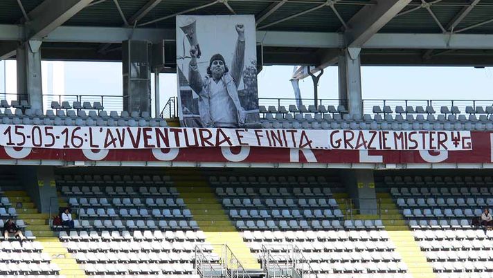 Lo striscione della Maratona verso Ventura (foto Manolo Chirico) Torino-Carpi, striscione