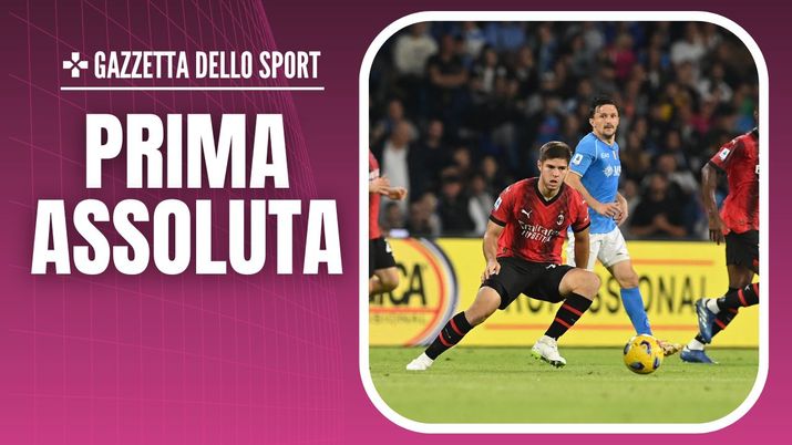 Marco Pellegrino AC Milan Napoli-Milan 2-2 Serie A 2023-2024