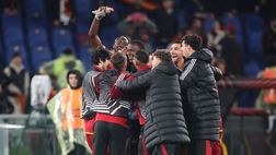 Roma-Milan, vittoria con dedica: al triplice fischio esultanza di squadra con Ndicka