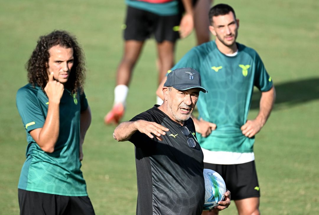 Guendouzi, Maurizio Sarri e Cataldi
